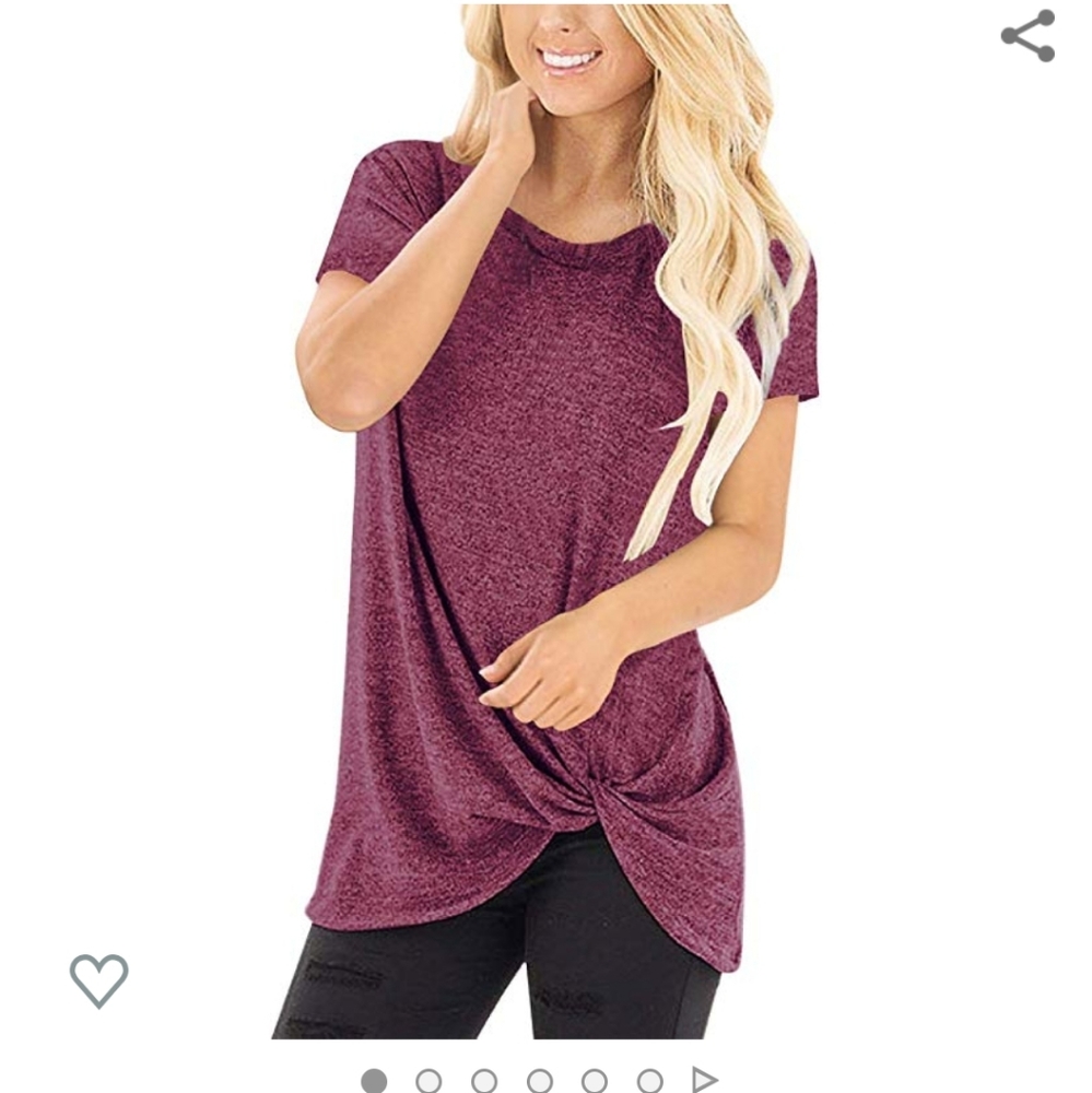 Twist Knot Tunic Tshirt
